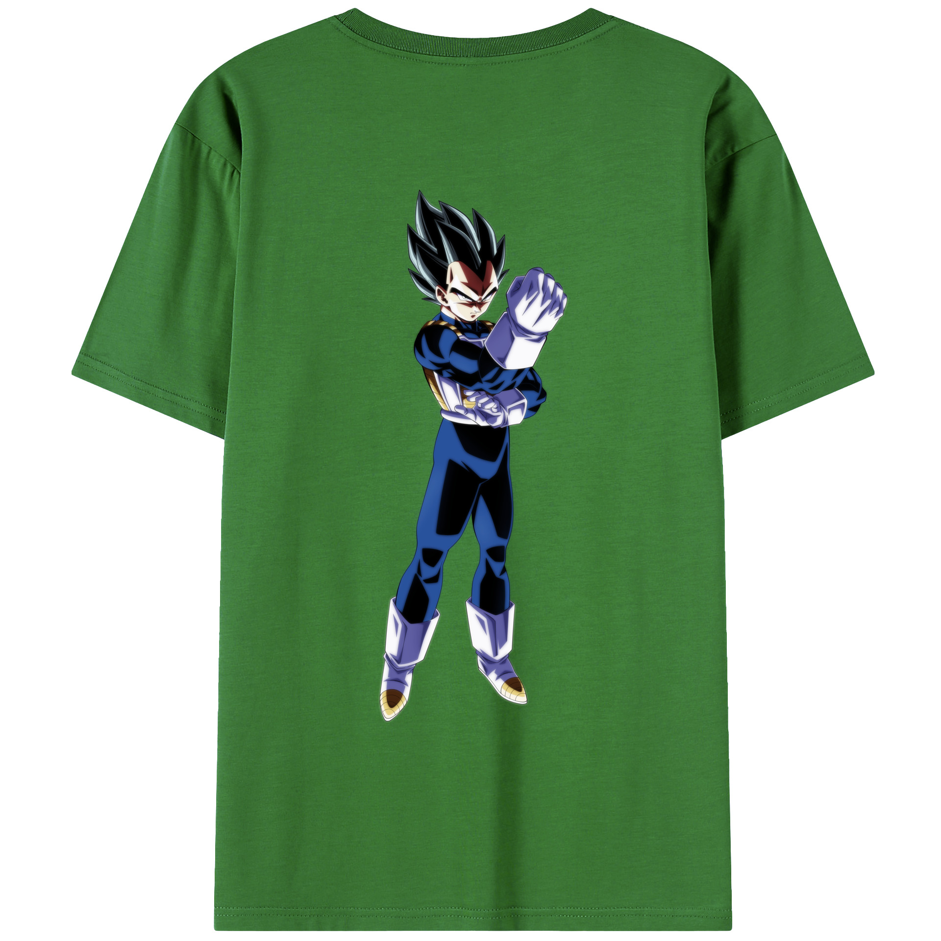 （画像用） ドラゴンボール ベジータ四世（Bejīta Yonsei）DRAGON BALL Vegeta IV レディース半袖Tシャツ(バックプリント)
